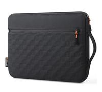 DOMISO Funda para Portátil 16 Pulgadas, Impermeable y Antigolpes con Asa, Compatible con MacBook Pro, LG Gram 16 y Más Ordenadores 16", Negro