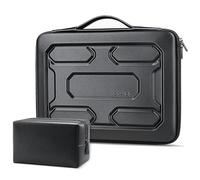DOMISO Funda para portátil de 17 pulgadas con bolsa a prueba de golpes Bolsa de computadora impermeable EVA Funda protectora de transporte para HP Envy 17/MSI GS73VR Stealth Pro/LG Gram 17"/ROG Strix GL702VS, negro