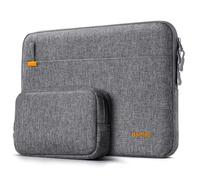 DOMISO Funda para Portatil Ordenador 13 Pulgadas,Funda para MacBook Air 13 M4 M3 M2 2025,MacBook Pro M2,iPad,Lenovo,DELL,HP,ASUS Chromebook,Laptop PC Case Sleeve,con Paquete de Accesorios,Gris