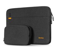 DOMISO Funda para Portatil Ordenador 13 Pulgadas,Mac Book Pro 14 M4 M3 M2 2025/Mac Book Pro MAX,Protección Bolsa para 13-14 Pulgadas Lenovo,DELL,HP,Chromebook,Laptop PC Case Sleeve,Negro