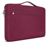 DOMISO Funda para Portatil Ordenador 13 Pulgadas,MacBook Pro 14 M4 M3 M2 2025/MacBook Pro MAX,Bolsa para 13-14 Pulgadas Lenovo,HP,DellChromebook,Laptop PC Case Sleeve con Asa,Vino Rojo