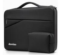 DOMISO Funda para Portatil Ordenador 14 Pulgadas,Mac Book Air 15 M4 M3 M2 2025/MacBook Pro,Protección Bolsa para 14-15 Pulgadas Lenovo,HP,ASUS,DELL Chromebook,Laptop PC Case Sleeve,Negro
