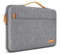 DOMISO Funda para Portatil Ordenador 14 Pulgadas,MacBook Air 15 M4 M3 M2 2025/MacBook Pro,Bolsa para 14-15 Pulgadas Lenovo,HP,DELL,ASUS Chromebook,Laptop PC Case Sleeve con Asa,Gris