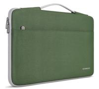 DOMISO Funda para Portatil Ordenador 14 Pulgadas,MacBook Air 15 M4 M3 M2 2025/MacBook Pro,Bolsa para 14-15 Pulgadas Lenovo,HP,DELL,ASUS Chromebook,Laptop PC Case Sleeve con Asa,Verde Aguacate