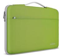 DOMISO Funda para Portatil Ordenador 15.6 Pulgadas,MacBook Pro M4 M3 M2 2025/Pro MAX,Protección Bolsa para 15-16 Pulgadas Lenovo,HP,DELL,ASUS Chromebook,Laptop PC Case Sleeve con Asa,Verde Hierba