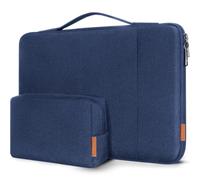 DOMISO Funda para Portatil Ordenador 16 Pulgadas,Protección Funda Bolsa para 16 Pulgadas Lenovo,HP,DELL,ASUS Chromebook,Impermeable Laptop PC Case Sleeve,con Paquete de Accesorios,Azul Marino