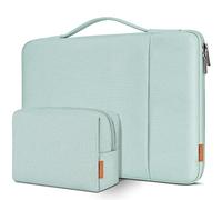 DOMISO Funda para Portatil Ordenador 16 Pulgadas,Protección Funda Bolsa para 16 Pulgadas Lenovo,HP,DELL,ASUS Chromebook,Impermeable Laptop PC Case Sleeve,con Paquete de Accesorios,Menta Verde