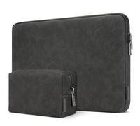 DOMISO Funda para Portatil Ordenador 17 Pulgadas,Protección Bolsa para 17 Pulgadas Lenovo,HP,DELL,ASUS Chromebook,Impermeable Laptop PC Case Sleeve,con Bolsa para Accesorios,Negro