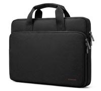 DOMISO Funda para Portatil Ordenador 17 Pulgadas,Protección Bolsa para 17 Pulgadas Lenovo,HP,Dell,Asus Chromebook,Impermeable Laptop PC Case Sleeve Con Asa,Negro
