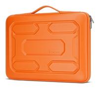 DOMISO Funda para portátil Resistente a los Golpes de 14 Pulgadas con Funda Protectora con asa Compatible con Lenovo ThinkPad A485/HP ProBook 640 G4/645 G4/14 ThinkPad P14s T14s L14 Gen 2,Naranja