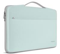 DOMISO Funda protectora para portátil de 16 pulgadas, compatible con portátil de 16 16+ pulgadas HP Dell ASUS Lenovo Chromebook, funda impermeable para computadora con asa, color verde menta