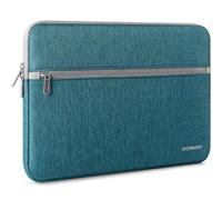 DOMISO Funda Protectora para Portátil de 17-17,3 Pulgadas Bolsa Sleeve Compatible con DELL Inspiron 17/XPS 17, HP Pavilion 17/Envy 17, ASUS Vivobook 17, Lenovo IdeaPad 17, Verde Azulado