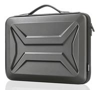 DOMISO Funda Rígida para Portátil de 15.6-16 Pulgadas, Estuche Protector Impermeable y Resistente a Golpes para MacBook Pro/Lenovo IdeaPad Legion/DELL XPS/HP Envy, Gris Oscuro