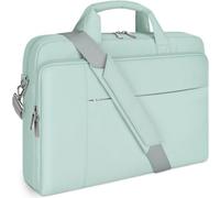 DOMISO Maletín para portátil de 17 pulgadas, resistente al agua, para portátiles de 17 a 17,3 pulgadas, IdeaPad/HP Envy/MSI GS73VR Stealth Pro/ASUS ROG, verde menta