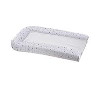 DOMIVA - Colchón cambiador de PVC con 2 esponjas extraíbles (color blanco Impr Stars)