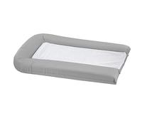 Domiva - Colchón cambiador de PVC con 2 esponjas extraíbles, color gris perla