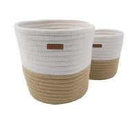 Domiva - Juego de 2 cestas de almacenamiento Honey Moon