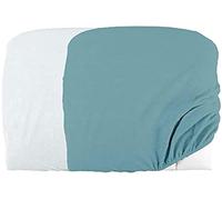 Domiva Juego de 2 fundas de colchón para pañales, 50 x 75 cm, esponja de polialgodón, color blanco