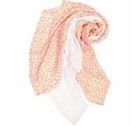 Domiva Juego de 3 capas de muselina de bambú blanco + 2 impresiones de poema 60 x 60 cm, 3 unidades