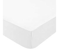 Domiva - Sábana bajera impermeable (35 x 75 cm), color blanco