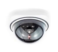 Domo Cámara Seguridad Falsa Interior Exterior Calidad CCTV Cámara de Vigilancia con Intermitente Luz LED
