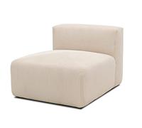 DOMO. collection Sillón Malia, sofá Modular de Pana, Taburete Acolchado con Respaldo, sofá Modular, Elemento único, combinable, sillón tapizado 85 x 108 x 69 cm (Ancho x Profundidad x Alto), Color