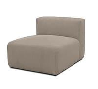 DOMO. collection Sillón Malia, sofá Modular de Pana, Taburete Acolchado con Respaldo, sofá Modular, Elemento único, combinable, sillón tapizado 85 x 108 x 69 cm (Ancho x Profundidad x Alto), Color