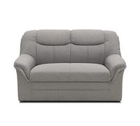 DOMO. collection Sofá Berlín, clásico sofá de 2 plazas, tapizado con núcleo de muelles, 2 plazas, 143 x 90 x 89 cm (Ancho x Profundidad x Alto), Gris Claro