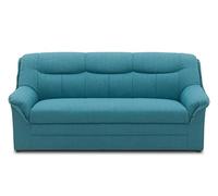 Domo. Collection Sofá Berlin, diseño clásico, Petrol | 3 plazas con núcleo de resorte para una gran comodidad de asiento en diseño clásico, 191 x 90 x 89 cm (ancho x profundidad x