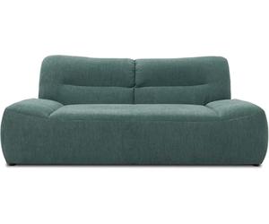 DOMO. collection Sofá Boho de 2 plazas, Estilo Bohemio, 2 plazas, sofá Grande, sofá tapizado, 200 x 109 x 81 cm (Ancho x Profundidad x Alto), Color Azul petróleo