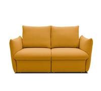 DOMO. collection Sofá Cloud Box de 2 plazas con función de Dormir y muelles con somier, sofá de 2 plazas con Funda de Cama, sofá Cama con somier, 180 x 97 x 100 cm (Ancho x Profundidad x Alto), Mango