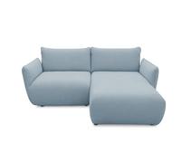 DOMO. collection Sofá esquinero Minas, pequeño sofá Modular en Forma de L con muelles ensacados y Atractiva Costura ribeteada, sofá esquinero, sofá esquinero 194 x 168 x 79 cm (Ancho x Profundidad x