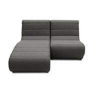DOMO. collection Sofá esquinero para Exteriores, Elemento de sillón y Elemento de Silla Larga, Resistente a la Intemperie, en Forma de L, Muebles de jardín, sofá de Esquina, 146 x 152 x 80 cm