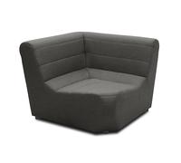 DOMO. collection Sofá Exterior Acolchado Borkum, Muebles de jardín, Muebles de Esquina, sofá 106 x 106 x 80 cm, Antracita