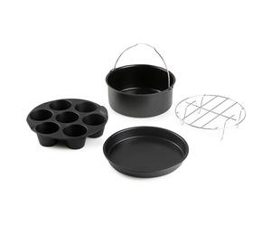 DOMO Deli-Fryer 167 - Juego de accesorios para freidora de aire caliente (4 piezas)