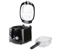 Domo DO-461FR - Freidora, 1800 W, 2,5 l, color negro