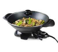 Domo DO-8708W - Wok eléctrico, 2200 W, color negro