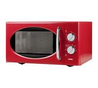 Domo DO2925 - Microondas (Encimera, Solo microondas, 25 L, 900 W, Giratorio, Rojo)