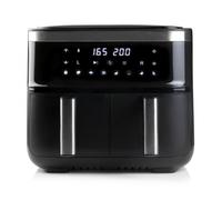 Domo DO537FR Freidora de Aire Doble 5L Negra