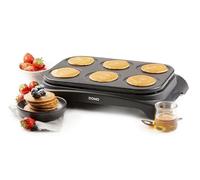 Domo DO8709P, Crepera para 6 Panqueques, 1000 W