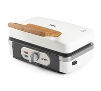 DOMO DO9277C Snack Maker 3 en 1 Sandwichera Waffle Iron Parrilla Contacto 1100W Blanco
