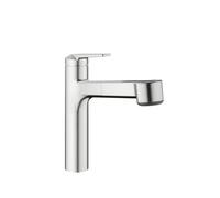 Grifo Monomando KWC Domo E 10.701.033.700FL Acero inoxidable