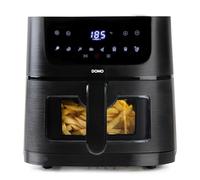 Freidora de aire - DOMO DO542FR, 1800 W, 4 l, Negro