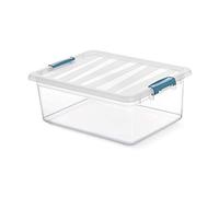 DOMO PACK LIVING CAJA KATLA TRANSPARENTE 12L 39X29X15,5CM