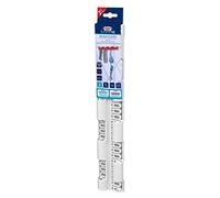 DOMO PAK LIVING Ahorra Espacio para tendedero, Blanco, 40 x 3 x 6,5 cm