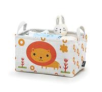DOMO PAK LIVING Cesta con asas con decoración León