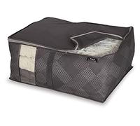 DOMO PAK LIVING Funda para Mantas, Gris, 55x45x25 cm
