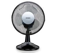 Domo Ventilador De Mesa, ventilador, ventilador diámetro 23 cm, 2 niveles, con asa, Negro, do8138