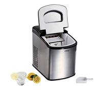 DomoClip DOM367 - Máquina para hacer hielo, color plateado y negro