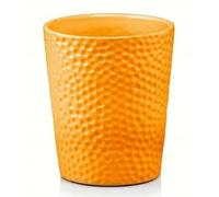 DomoDomo - Funda redonda de cerámica con relieve de 13 cm